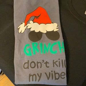 Christmas tshirt grinch dont kill my vibe